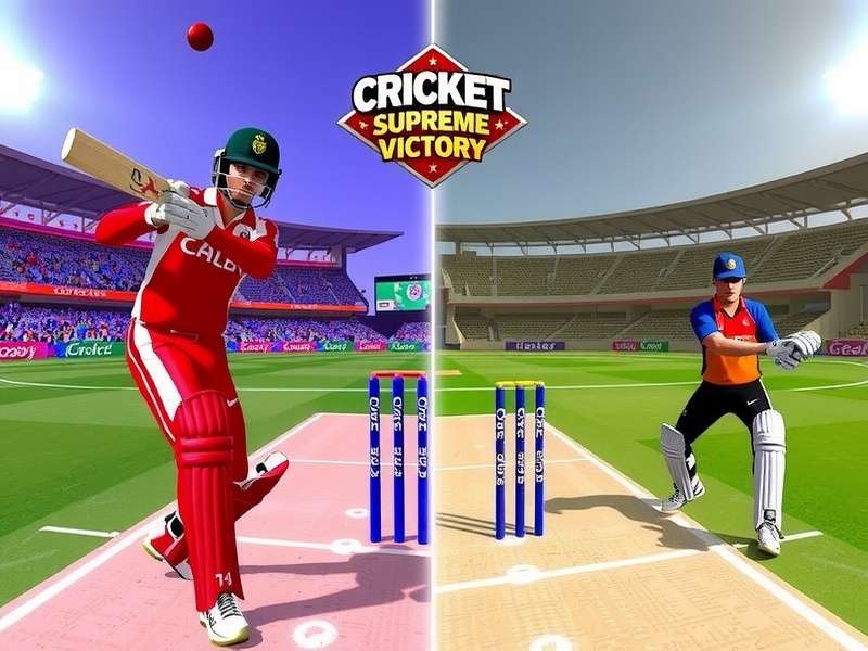 VR Cricket Supreme Victory Batting Interface